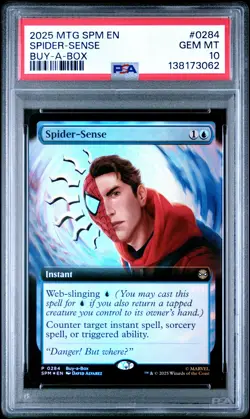 Spider-Sense PSA 10 0284 Buy-A-Box Mtg Card - Image 1