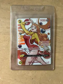 Nami One Piece Round 1 US English Promo Card ST29-008 - Image 1