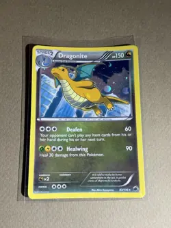 Pokemon TCG Dragonite Plasma Freeze Holo Card 83/116 LP - Image 1