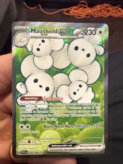 Maushold ex - 233/182 - Pokemon Paradox Rift Full Art Ultra Rare Card NM - Image 1
