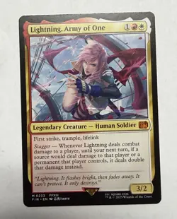 MTG Lightning, Army of One 0233 Final Fantasy Mythic Rare Regular EN - Image 1