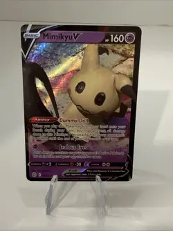 2022 Mimikyu V 068/172 Brilliant Stars NM Ultra Rare Pokemon Card - Image 1