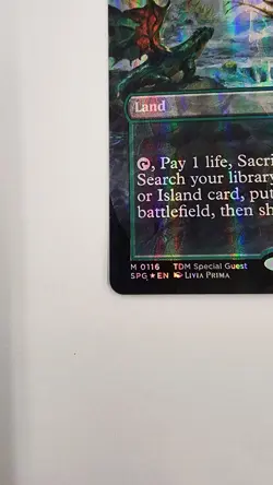 Misty Rainforest X1 Mtg Tarkir Dragon Storm Nm Borderless Foil Dragonscale - Image 5