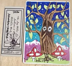 MTG ARTIST PROOF MTG Argothian Treefolk AP Sketch Art Amy WEBER - Image 1