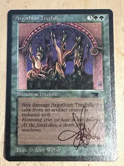 MTG ARTIST PROOF MTG Argothian Treefolk AP Sketch Art Amy WEBER - Image 2