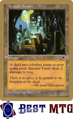 Magic The Gathering MTG Ancient Tomb mlp315 NM World Championship Decks 1999 - Image 1