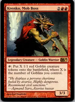 Krenko, Mob Boss Magic 2013 (M13) #138 LP MTG - Image 1