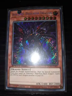 YUGIOH! Red-Eyes Darkness Dragon SGX3-ENB01 Secret Rare 1st Ed NM - Image 1