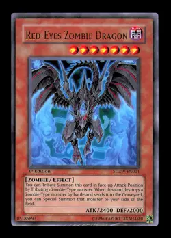 Structure Deck: Zombie World #SDZW-EN001 Red-Eyes Zombie Dragon - Image 1