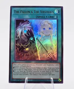 The Fallen & The Virtuous - CH01-EN019 - (Ultra Rare) 1st Ed - NM - YU-GI-OH! - Image 1