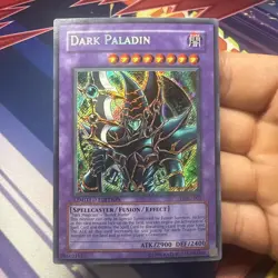 Dark Paladin DMG-001 Secret Rare Limited Edition Promo Yugioh LP - Image 1
