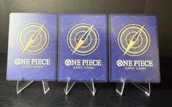 Bandai One Piece Card Game Uta OP13-032 Alt Art Foil Green English Lot of 2 + SR - Image 2
