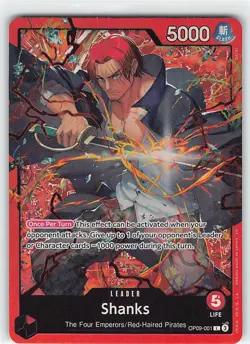 Starter Deck 23: RED Shanks #OP09-001 Shanks (Reprint) - Image 1