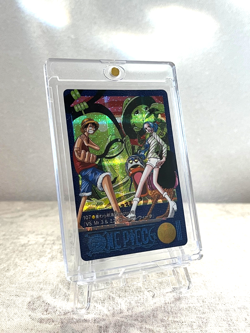 2001 ONE PIECE VISUAL ADVENTURE LUFFY VIVI Holo #107 Carddass VINTAGE - Image 1