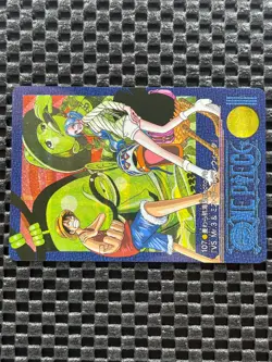 2001 ONE PIECE VISUAL ADVENTURE LUFFY VIVI Holo #107 Carddass VINTAGE - Image 5