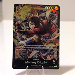 One Piece CCG Monkey D. Luffy ST14-001 Leader Holo Foil EN - Image 1