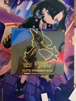 Pokemon TCG Sword & Shield Crown Zenith ETB Elite Trainer Box Factory Sealed - Image 2