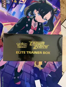Pokemon TCG Sword & Shield Crown Zenith ETB Elite Trainer Box Factory Sealed - Image 3