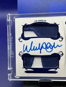 2018 Panini Flawless Rookie Walker Buehler Auto Dual Patch /15 Gem SSP - Image 4