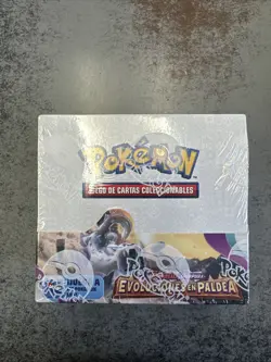 Pokemon TCG Paldea Evolved Booster Box 36 Pack Sealed Spanish Minor Tear - Image 1