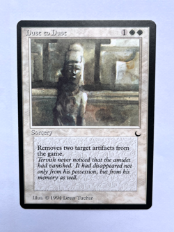 MTG Dust to Dust The Dark Card Magic the Gathering - Image 1