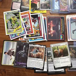 (200) NON-SPORT TRADING CARD LOT: MARVEL, GHOST RIDERS, MADONNA, ELVIS, MTG - Image 5