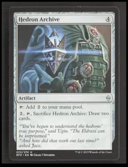 MTG Hedron Archive 223 Uncommon Battle for Zendikar Card CB-1-2-A-5 - Image 1