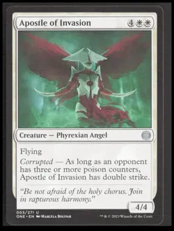 MTG Apostle of Invasion 3 Uncommon Phyrexia: All Will Be One Card CB-1-3-A-36 - Image 1