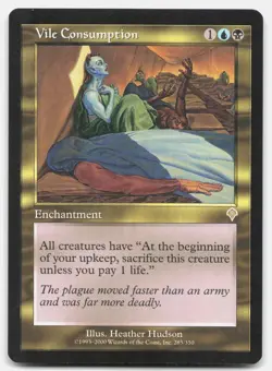 Vile Consumption - NM Near Mint - INV Invasion # 285 - MTG Magic Card - Image 1