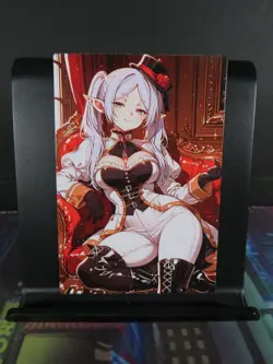 Frieren: Beyond Journey's End Custom Art Card NM Anime Waifu CCG Collectible - Image 1