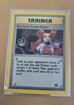 1995 POKEMON ROCKET'S SNEAK ATTACK 72/82 PRE OWNED USED CARD - Image 1
