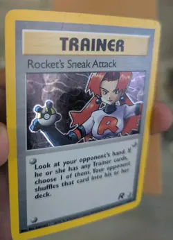 1995 POKEMON ROCKET'S SNEAK ATTACK 72/82 PRE OWNED USED CARD - Image 4