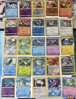 Pokemon Reverse And Holo Rare Lot Of 50 USED CARDS - Image 1