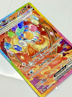 Pokemon 2025 Scarlet & Violet Prismatic Evolutions Flareon EX SIR 146/131 NM - Image 5
