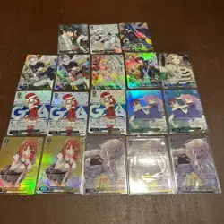 Weiss Schwarz GA Bunko SR & Double Star Card Lot of 18 Japanese Free Ship in USA - Image 1
