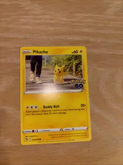 Pokemon Card Pikachu Holo Rare 027/078 Pokemon GO M/NM - Image 1