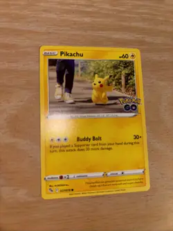 Pokemon Card Pikachu Holo Rare 027/078 Pokemon GO M/NM - Image 2