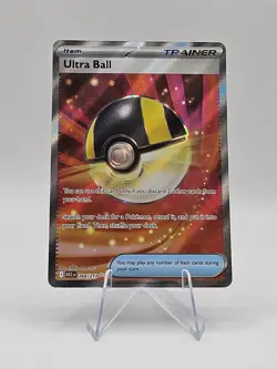 Pokemon TCG Ultra Ball Full Art Trainer-Item Holo Card 264/217 - Image 1