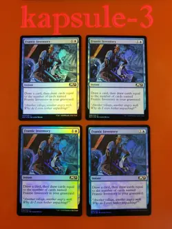 4x Frantic Inventory | FOIL | M21 Core Set 2021 | MTG Magic Cards - Image 1