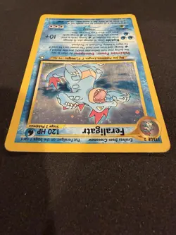 Pokemon TCG Neo Genesis Feraligatr 5/111 Holo Rare Unlimited Vintage Card - Image 3