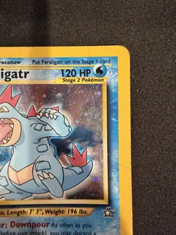 Pokemon TCG Neo Genesis Feraligatr 5/111 Holo Rare Unlimited Vintage Card - Image 5