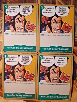 One Piece Card Game You Can Be My Samurai OP01-055 - Playset - Romance Dawn - NM - Image 1