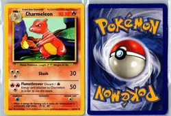 Charmeleon Base Set Unlimited 24/102 Uncommon HP - Vintage Pokemon Card - Image 3