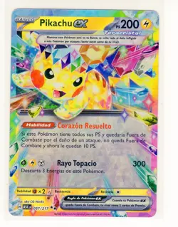 ~ESP~ SPANISH Pikachu ex Ascended Heroes 057 Pokemon Card (kx) - Image 1