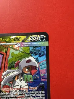 Mega Scrafty ex 285/217 SIR Ascended Heroes NM Pokemon Card Sir TCG Freshly Pull - Image 5