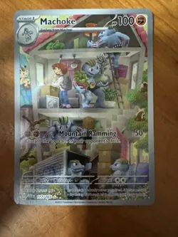 Machoke 177/165 Sv: Scarlet & Violet 151 Holo Pokemon Card - Image 1