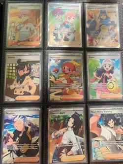 100+ NM Mixed Holo POKEMON Card Lot ENGLISH *binder included* - Image 3