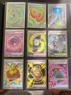 100+ NM Mixed Holo POKEMON Card Lot ENGLISH *binder included* - Image 4