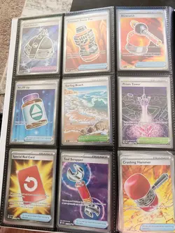 100+ NM Mixed Holo POKEMON Card Lot ENGLISH *binder included* - Image 5