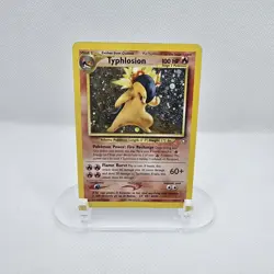 POKEMON: Typhlosion - 17/111 - Neo Genesis Unlimited Holo Rare Card WOTC MP - Image 1